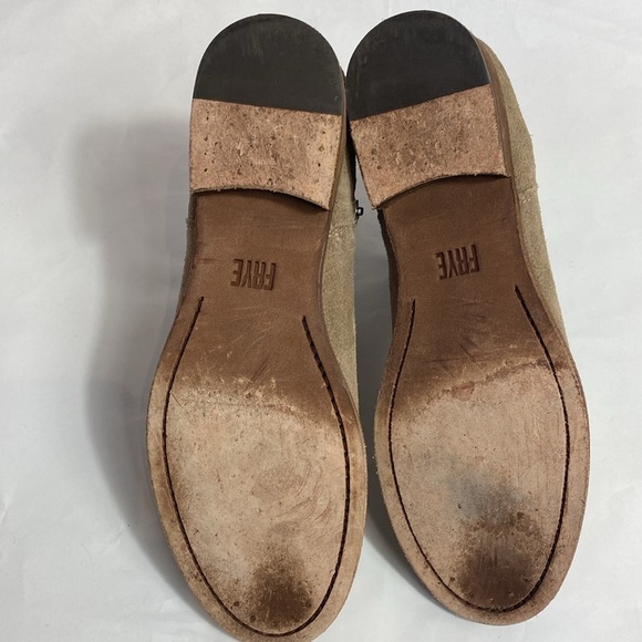 Frye Carly ash suede double zip Chelsea boots 7.5 - Picture 8 of 9